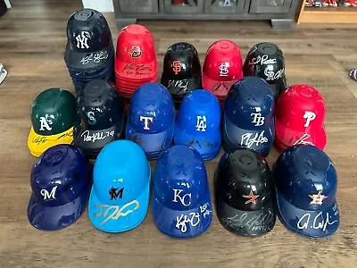 MLB 2007-2016 AFL Signed Mini Baseball Helmet Autograph ** Pick A Player • $10.95