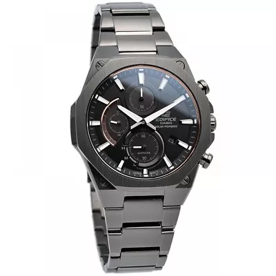 Casio Edifice EQB1100XDC1A Black Ion Stainless Bluetooth Solar Sapphire Watch W2 • $253