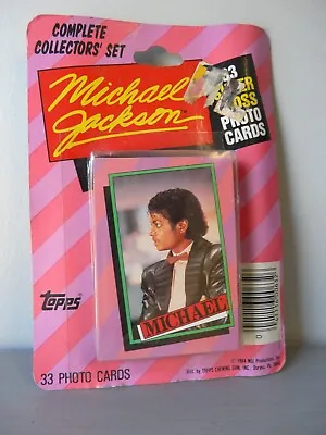 Michael Jackson Topps Cards Sealed 1984 Collectors Set 33 Cards • $18