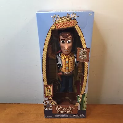 $39.98 • Buy Toy Story Disney Parks Exclusive Talking Woody Roundup Doll Figure NEW In Box