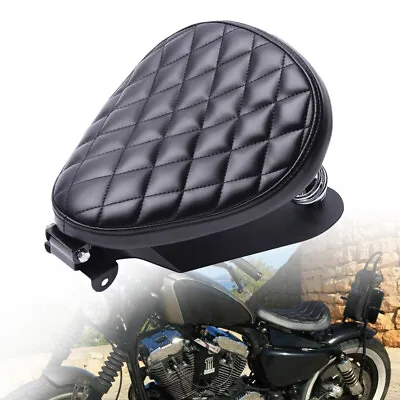 Motorcycle Spring Solo Seat Base For Harley Sportster Bobber Chopper Suzuki • $48.89