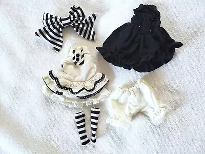 Set Of Clothes For 20cm 8  Middie Blythe Doll OUTFIT Dresses Total 5 Pcs #15 • $23.99