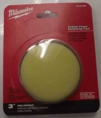 Milwaukee 49-36-2790 3  Yellow Foam Polishing Pad • $7