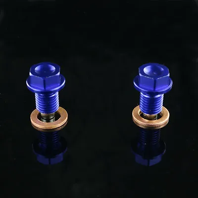 M10*1.25 Frame Magnetic Oil Drain Plug Bolts Fit For Suzuki DRZ400S/E/SM 00-15 • $9.99