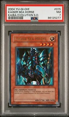 Yu-Gi-Oh! TCG Kaiser Sea Horse Kaiba Evolution SKE-015 Ultra Rare PSA 7 • $15