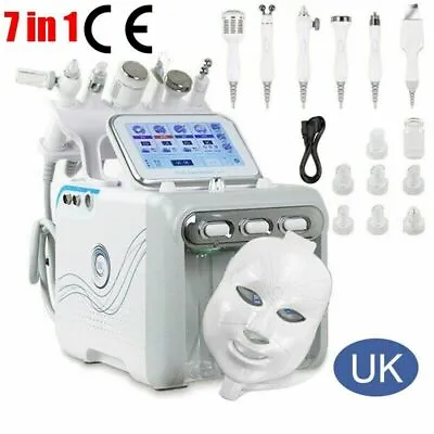 7 In1 Spa Hydra Water Facial Cleaner Aqua Peel Hydro Dermabrasion Beauty Machine • £227.99