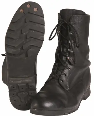 Czech East European Army Surplus M90 Leather  Combat Boots • £23.99