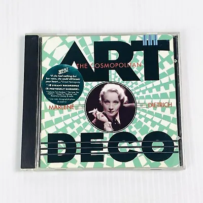 The Cosmopolitan Art Deco Marlene Dietrich CD Pop Mint Disc + Hype Sticker RARE • $29.95