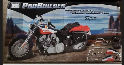 Mega Bloks ProBuilder Harley Davidson SoftTail #9771 NEW In SEALED BOX 2001 RARE • $99.99