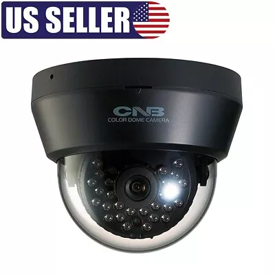 960H Analog Indoor IR Dome Security Camera 800TVL 3.6mm Fixed Lens CNB LBQ-50S B • $79.99