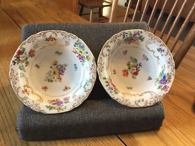 Victoria China Czechoslovakia HU V 202 & 284 Small Bowls • $19.95