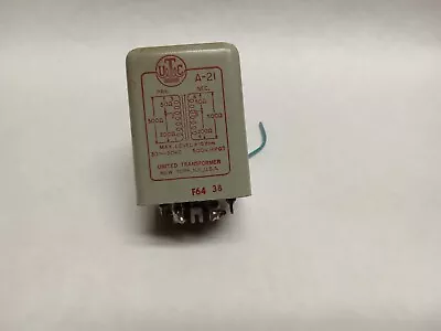 Utc A-21 A21 Line Mixing Input Transformer • $19.50