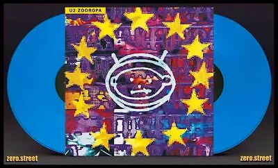 U2 Zooropa 2LP On BLUE VINYL New SEALED Colored • $59.98