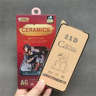 Ceramic MATTE Screen Protector For IPhone 13/12/X/XR/XS Max/11 Pro Max/12 Mini • $4.95