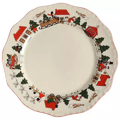 Mason's Christmas Village Dinner Plate 9996512 • $19.99