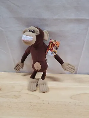 Madagascar Plush Monkey Escape To Africa Chimpanzee Doll Stuffed Figure 2008 Tag • $10.04