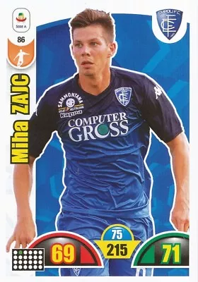 086 Miha Zajc # Slovenia Empoli.fc Card Adrenalyn Footballers 2019 Sandwiches • $3.18