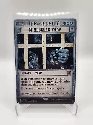 MTG Mindbreak Trap Extended Art Showcase OTP Thunder Junction Breaking News • $18