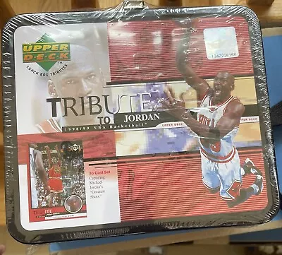 Michael Jordan 1998-99 Upper Deck Tribute To Jordan Lunch Box Factory Sealed • $50