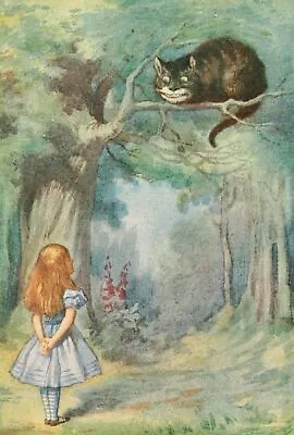 £3.99 • Buy Alice In Wonderland Cheshire Cat John Tenniel Poster Art Print A4