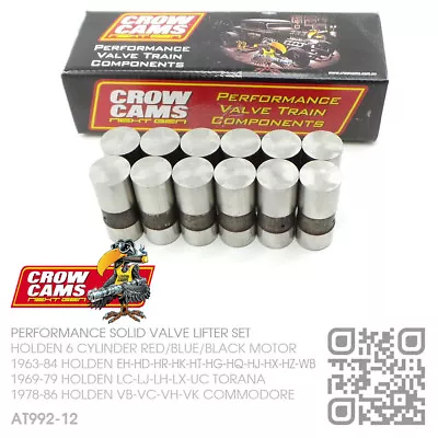 Crow Solid Lifters 173 & 202 Red/blue/black Motor [holden Vb-vc-vh-vk Commodore] • $167.37