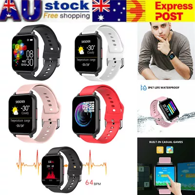 $39.49 • Buy Smart Watch Fitness Tracker Blood Pressure Heart Rate Men Women Touch Watches