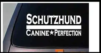 Schutzhund 8  Sticker German Shepherd Malinois Dog Training Bite Sleeve *D681* • $3.39