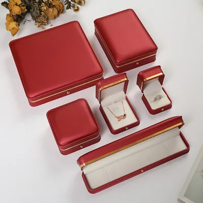 Necklace Jewelry Bracelet Box Pendant Bracelet Necklace Storage Case Gift Box • £4.79