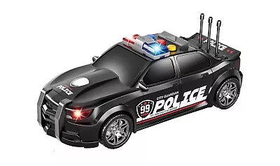 Police Car Toy Rescue Vehicle With Lights And Siren Sounds Inertial Drive • $19.99