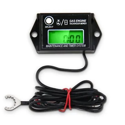 Waterproof Tachometer Tiny Tach/Hour Meter For 2 Stroke & 4 Stroke Small Engine • $21.89