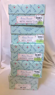 Alexander LITTLE WOMEN 8  Set Of 5:  Beth Jo Marmee Amy Meg  Mint In Boxes • $124.99