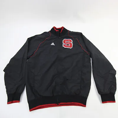 $27.62 • Buy NC State Wolfpack Adidas Jacket Men's Black Used