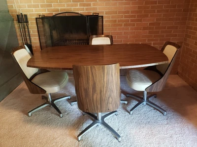 $1000 • Buy Vintage 1960's Mid-Century Modern Chromecraft Dining Set