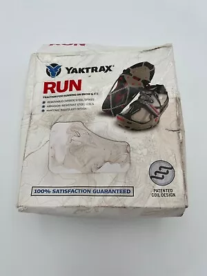 Yaktrax Run Adult Traction For Running On Snow & Ice Size M Gray NEW Damaged Box • $29.99