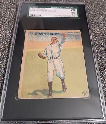 1933 Goudey #216 Vernon LEFTY GOMEZ HOF New York Yankees • $99.99