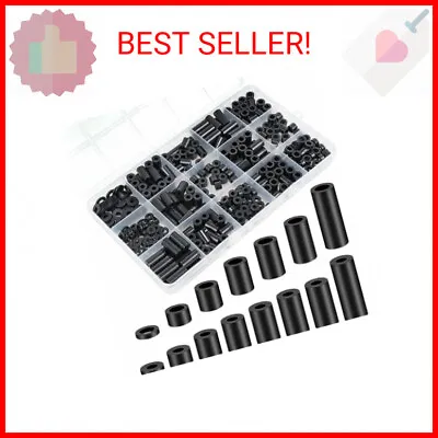 WEGOUP Spacers Nylon Spacers Plastic Spacers Washers Assortment Kit 345 Pcs E • $9.73