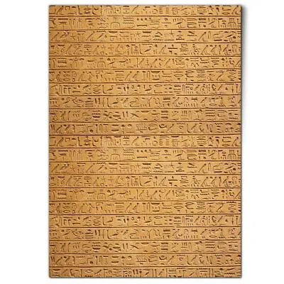 A1 - Egyptian Hieroglyphics Stone Wall Poster 59.4x84.1cm180gsm Print #16104 • £10.99