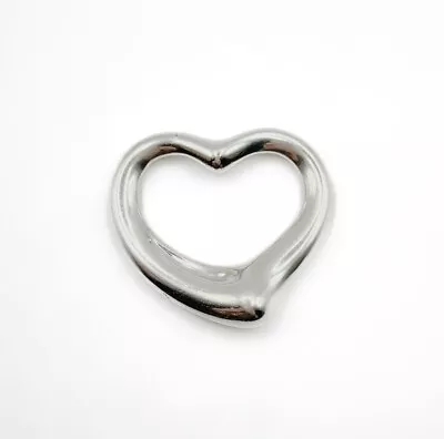 Tiffany & Co. Elsa Peretti 36mm Large Open Heart Pendant-925 Sterling Silver • $150