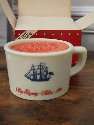 Vintage OLD SPICE SHAVING MUG With SOAP Ship Recovery Salem SHULTON In Box • $69.99