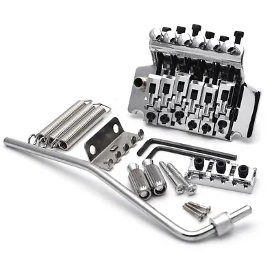 Floyd Rose Lic Ibanez Guitar Bridge Edge Style Double Tremolo System Chrome！ • £17.65