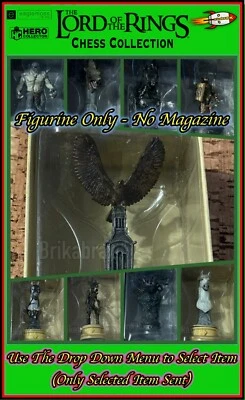 £4.99 • Buy Eaglemoss: LOTR Lord Of The Rings Chess Set Figures Boxed (Select Item)