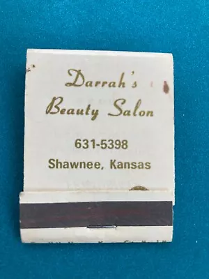 Matchbook:  Darrah's Beauty Salon - Shawnee KS - 20 Strike • $3.99