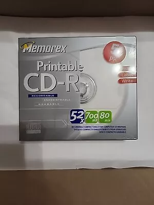 Memorex Printable Blank CD-R 5 Pack Music Memories (BL7) • $3.99