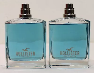 Hollister Wave 100ml Edt Men's Fragrances X2 • £19.99