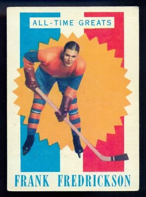 1960-61 TOPPS HOCKEY #34 Frank Fredrickson EX+ All-Time Great Winnipeg Falcons • $63.74