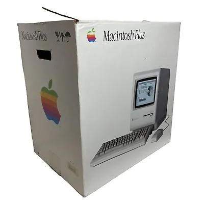 Apple Macintosh Plus Original BOX ONLY 1Mb Model (M0001A) 1988 • $99.99
