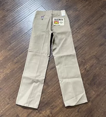 Ben Davis Vintage Original Ben’s Trim Fit 50/50 Blend Pants 895 Mens 29X32 Khaki • $34.99