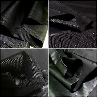 Rare Heavy 3360d Ballistic Nylon Waterproof Outdoor Marine Fabric Black By Meter • $35