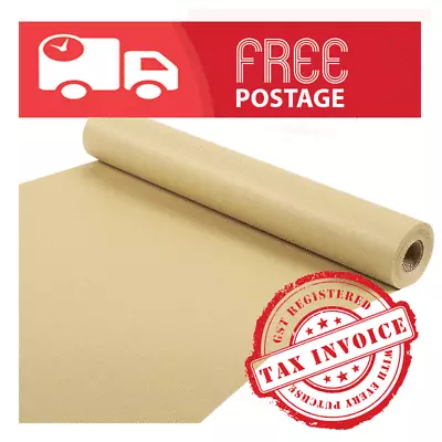 Brown Packaging Kraft Paper Roll Thick 125GSM Width 900m / Please Choose Length/ • $29.99