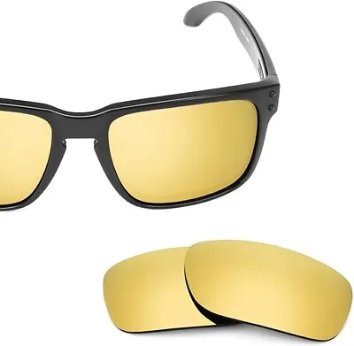 Revant Replacement Lenses For Oakley Holbrook - Flare Gold Polarized Colour • £29.99